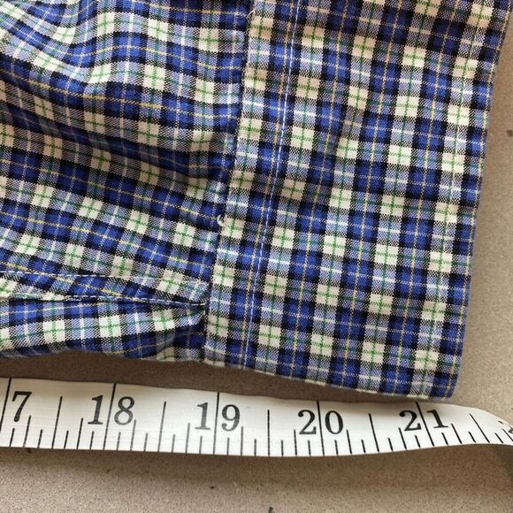 Tommy Hilfiger 100% Cotton Plaid Check Button Long Sleeve Classic Fit Shirt XXL - Picture 9 of 10